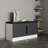 Modern Hall Stand, Anthracite Color, 35.4 x 19.7 x 15.7 inches | 100% Melamine Coated Particle Board, Thickness: 0.7 inches | Stylish & Functional Storage Solution for Entryway or Hallway, Durable & Contemporary Design-102346987