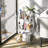 3 Tiers Acrylic End Table Side Table Storage Cart with Wheels for for Bedroom Living Room-908846724