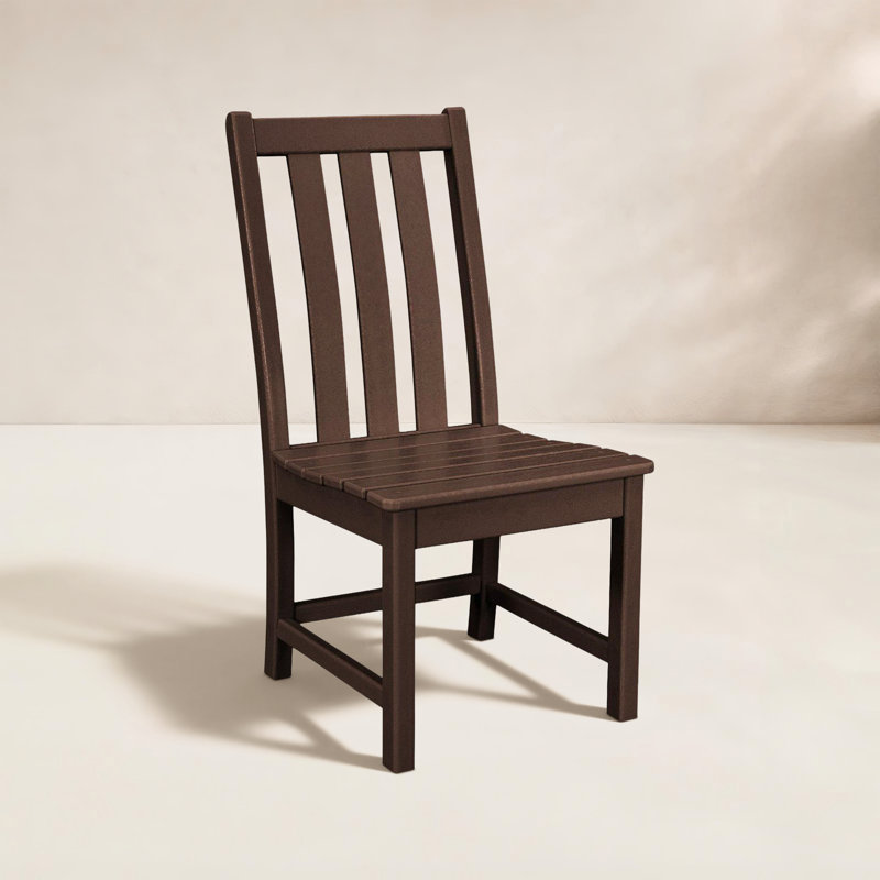 Chaise d'appoint POLYWOOD Vineyard, Acajou