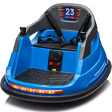 Bumper Car for Kids, 12V Ride on Toys Electric Bumper Car for Toddlers 1.5-5 with Remote, 3 Speeds