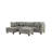 3-PC SECTIONAL Polyfiber Sectional Sofa