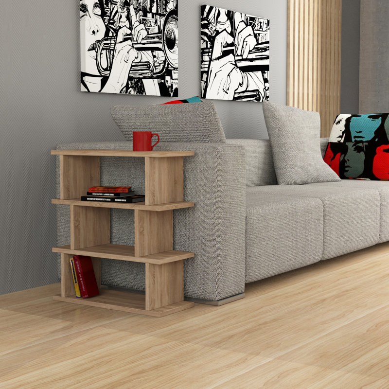 Table de bout avec tablette, Chêne