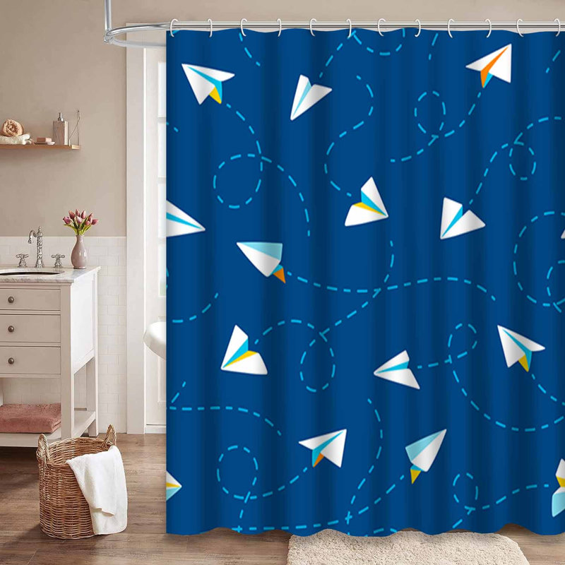 Rideau de douche Origami, L 72 po x l 72 po