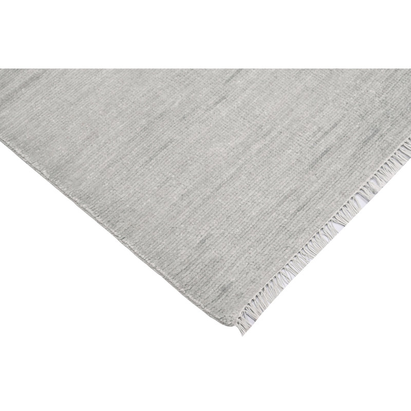 Hand Knotted Wool Area Rug in Beige