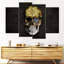 «Skull Million Dollar Skull», ensemble de 4 reproductions sur toiles par HustleBroIllustrations-93058568
