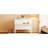 Full Size White Bed With Interface And Removable Hexagonal Shelves For Space Saving & Practical Organizing Display Shelves, - Maximize Organization