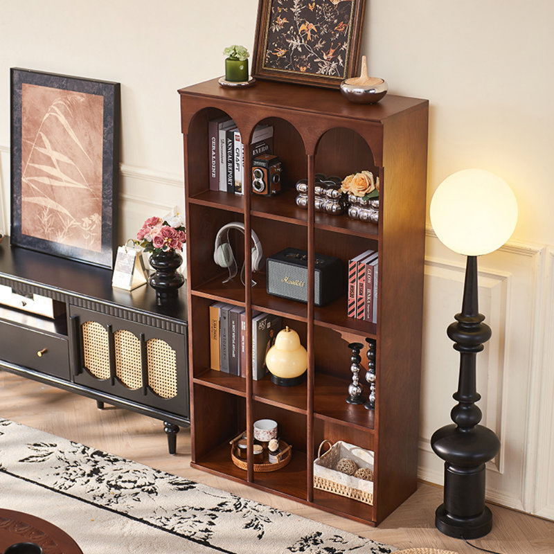 French Retro Creative Display Cabinet, Brown