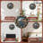 2D Wall Clock Bridge Landscape Home Decoration