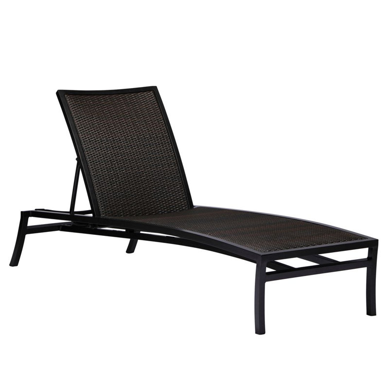 Aire 80.5" Long Reclining Single Chaise with Cushions, No Welt, Natural White