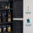 Lockable Storage Cabinet with 4 Adjustable Shelves - 71 in (1.8 m)-258703426