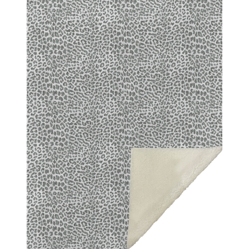 Jeté en sherpa Addison, Gris
