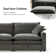 Felipe Modern 87" Cloud Storage Sofa With Dual-Layer Cushion