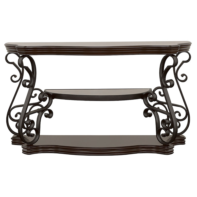 Console à 2 tablettes Gretta Merlot