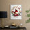 «Christmas Holiday Art CML XXXIV», reproduction d'art encadrée - bois massif