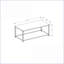 42” Rectangular Coffee Table – Multi-Use Terracotta Tile &amp; Metal Base for Living Rooms