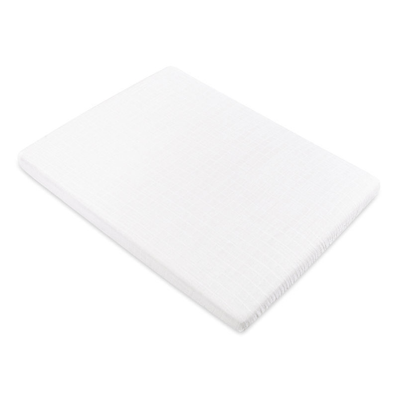 White Organic Cotton Muslin Baby Crib Sheet