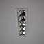 Rubik 5-Light Integrated LED ETL Certified Adjustable Recessed Downlight with Trim, Beam Angle 34