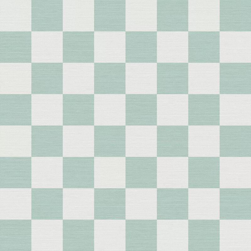 Envy Check Me Out Checkered Wallpaper, Blue
