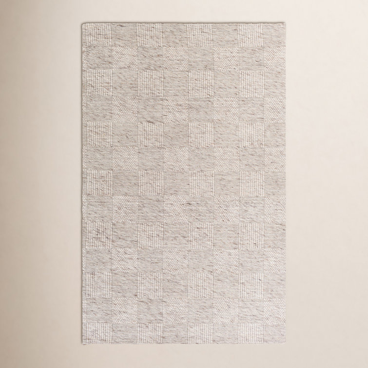 Becker Handmade Wool Ivory Rug