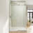 48" W x 32" D x 72" H Semi-Frameless Sliding Shower Enclosure With 5/16" Clear Tempered Glass-125373397