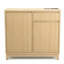 Armoire poubelle inclinable avec tiroirs 13 gallons-125377050