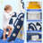 6 in 1 Toddlers Slide and Swing Set, Kids Slides w/Climber, Storage, Basketball Hoop, Ball, Suction Cup Reinforced-93488498