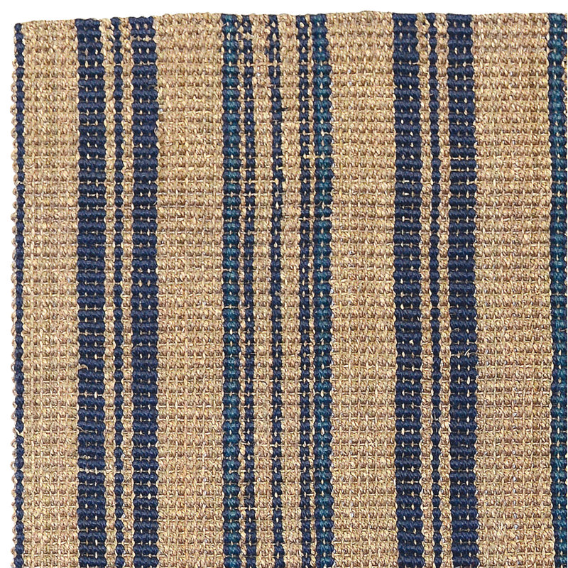 Bamboo Slat / Seagrass Striped Area Rug, 5' x 8'
