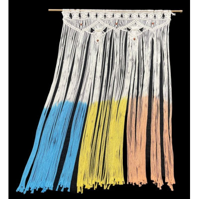 Multi Color Stringed Macrame Wall Decor