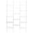 Multi-Tier Wall Mounted Acrylic Bookcase Clear Bookshelf-1201846858