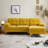 Hilmir 82.7'' Upholstered Convertible Sectional sofa,Modern L Shaped Sectional Sofa for Small Space-131840724