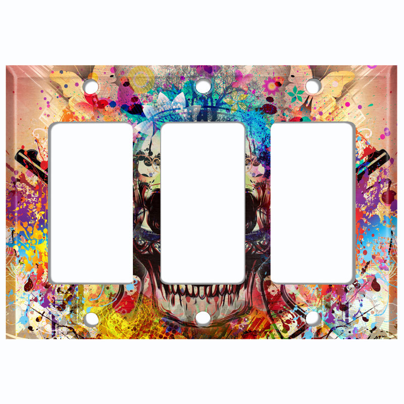 3 - Gang Toggle Light Switch Standard Wall Plate