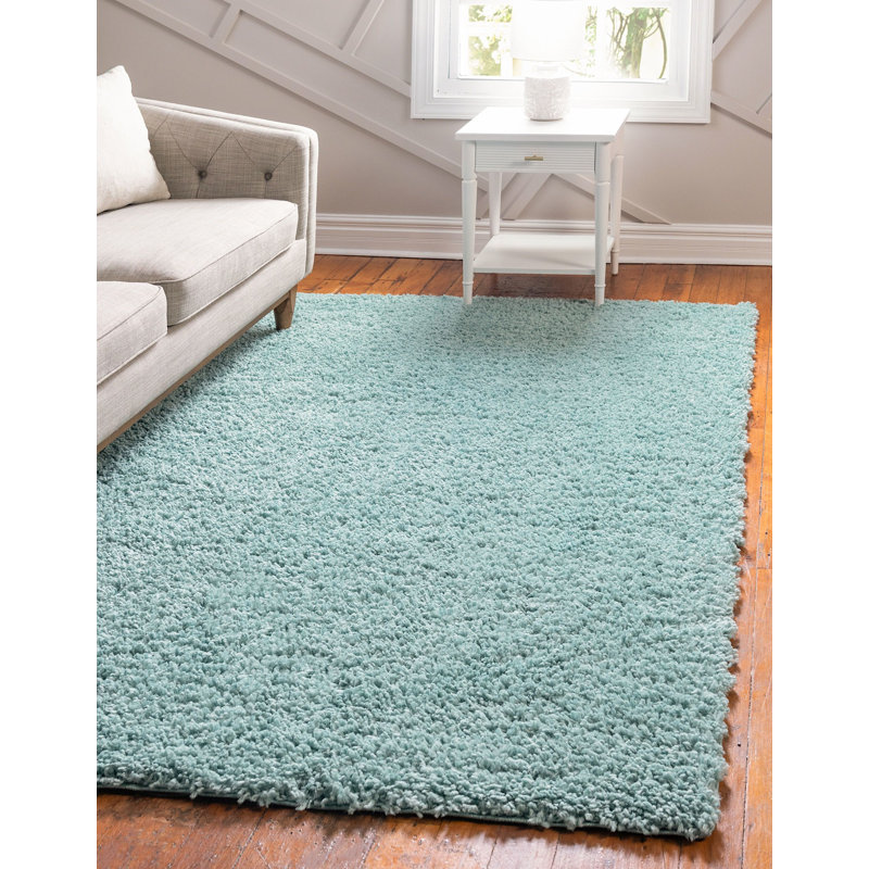 Tapis turquoise Wentworth, Tapis de couloir 2 pi 7 po x 16 pi 5 po