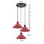 Lott 3 - Light Black Cluster Pendant