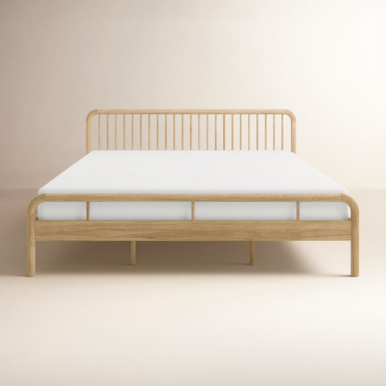 Porto Queen Bed, Natural, King