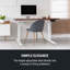 Adjustable Metal Base Standing Desk