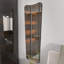 Miroir Modern Cheval, 21,7 po x 59,1 po x 0,9 po | 100% panneau de fibres à densité moyenne avec verre écologique Fllot-E | Design mural, élégant, transparent et noir | Parfait pour les vestiaires et les espaces contemporains