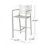 Caggiano Aluminum Outdoor 30'' Bar Stool