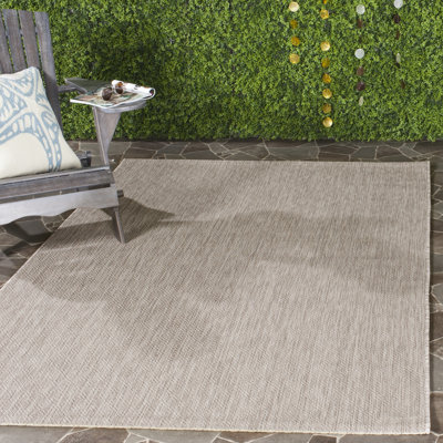 Mccullough Solid Colour Hand Woven Indoor / Outdoor Area Rug
