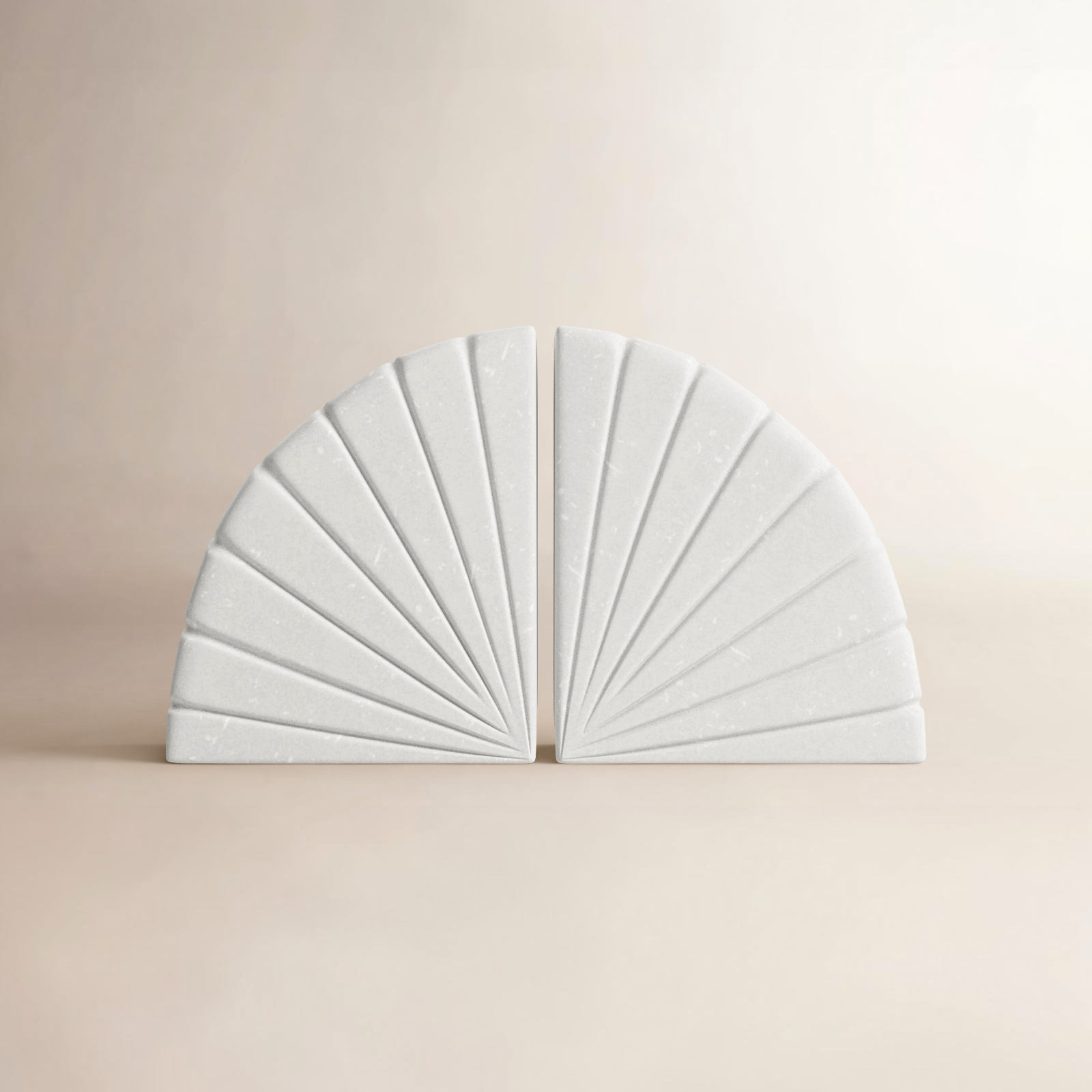Tash Marble Bookends