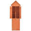 Garden Storage Shed 71x60x213 cm Wood
