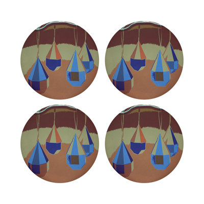 Ornaments Pebble 16" Vinyl Placemat