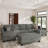 Anjana Jenette Large Chenille Modular Storage Couch U Shaped Modular Sofa With Removable Washable Cushion And Movable Storage Ottomans And Cup Holder-610701089