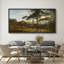 «Forest Clearing Classic Landscape Pastoral Nature Scene Antique Retro Fine Art Art, reproduction d'art encadrée»-95016748-111568171