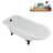 62" Streamline Clawfoot Tub,Tray,Drain, Clawfeet-101628986-102218230