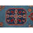 Light Blue Kazak Vegetable Dye Area Rug
