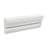 2-1/4 in x 1-1/8 in x 6 in Long Recycled Polystyrene Solid Crown Moulding Sample