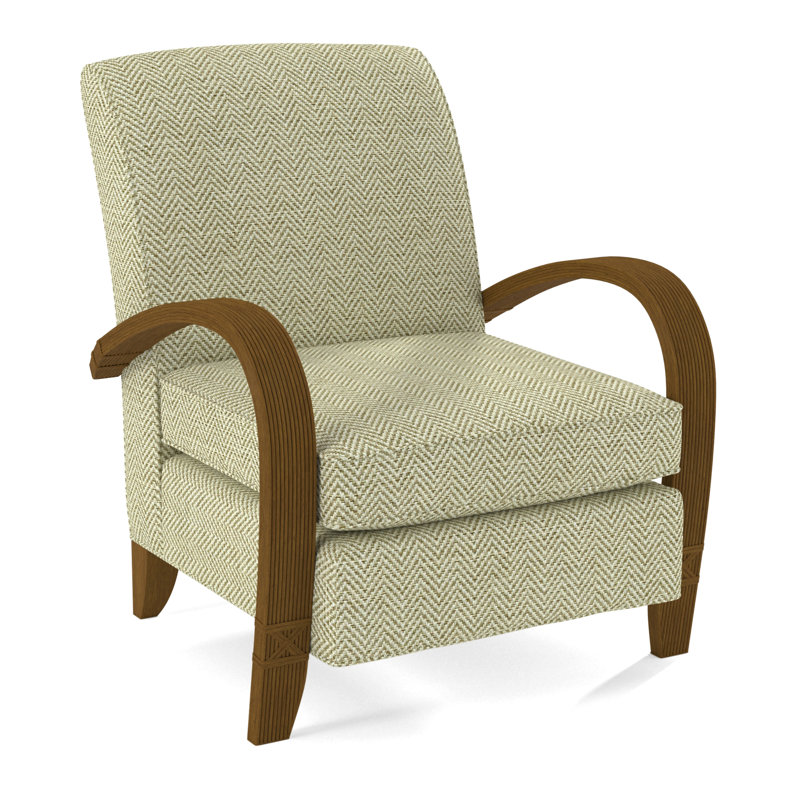 Vero Armchair, Havana, Beige Performance Fabric; 0851-73