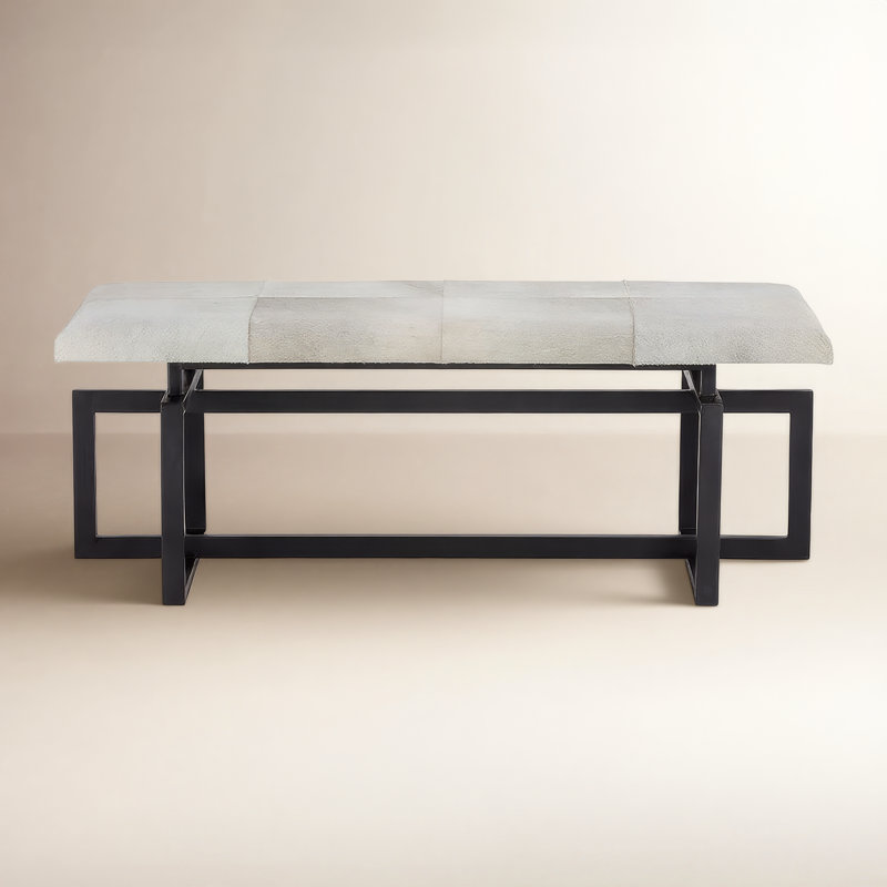 Pilar Leather Bench