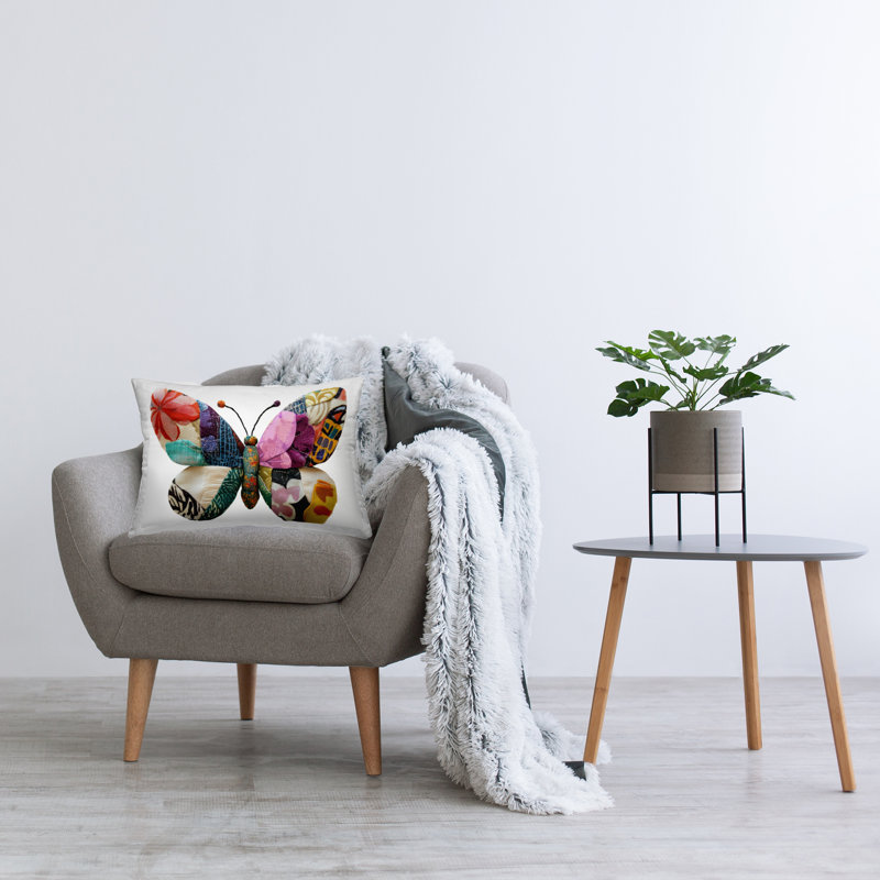 Coussin Butterfly Patchwork Wings par Annabelle Hall, Papillon 2