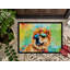Chow Chow Hippie Dawg Indoor or Outdoor Mat 24x36-1837928164